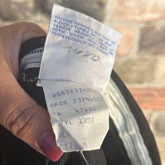 5 for $25🔥Vintage Cheerleader Spirit Leaders Black Pleated Skirt Juniors Size 9 - Picture 5 of 8